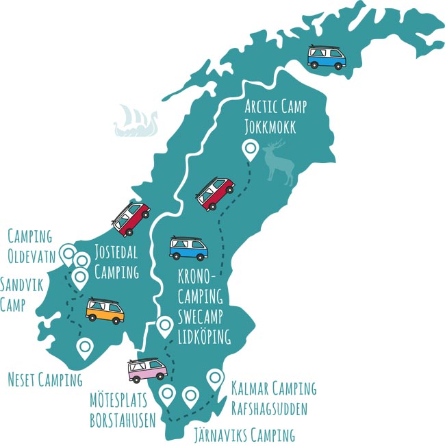 Top 55 Campingplätze Schweden Norwegen