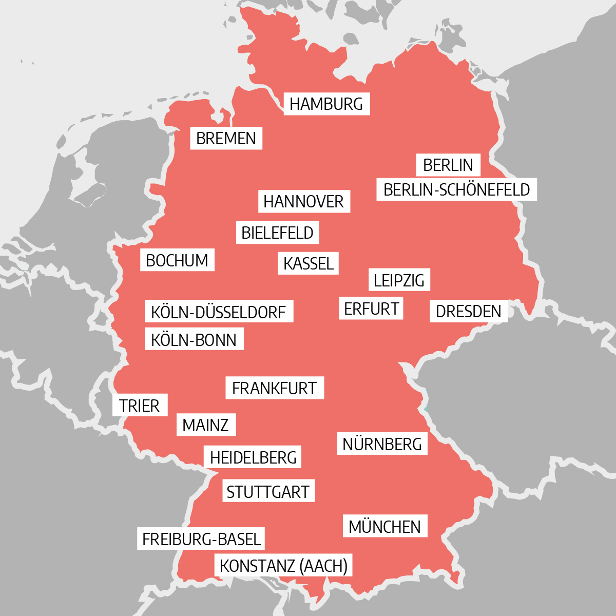 roadsurfer Standorte in Deutschland für das Camper-Abo