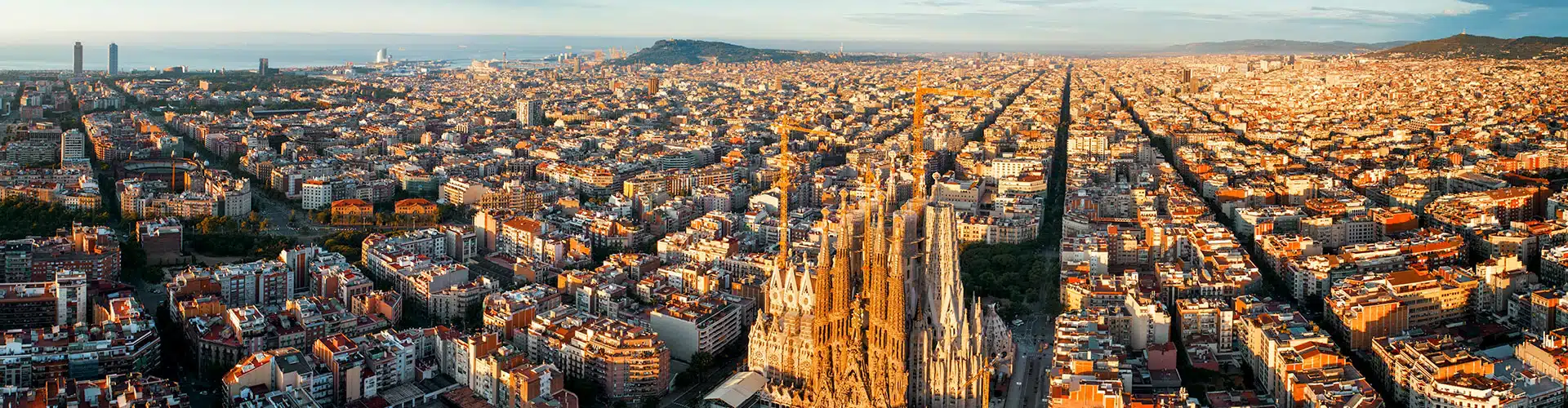 barcelona panorama view