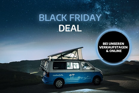 Black Friday Deal - Camper und Wohnmobil kaufen bei unseren Verkaufstagen & online