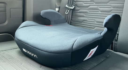 Booster seat camping equipment