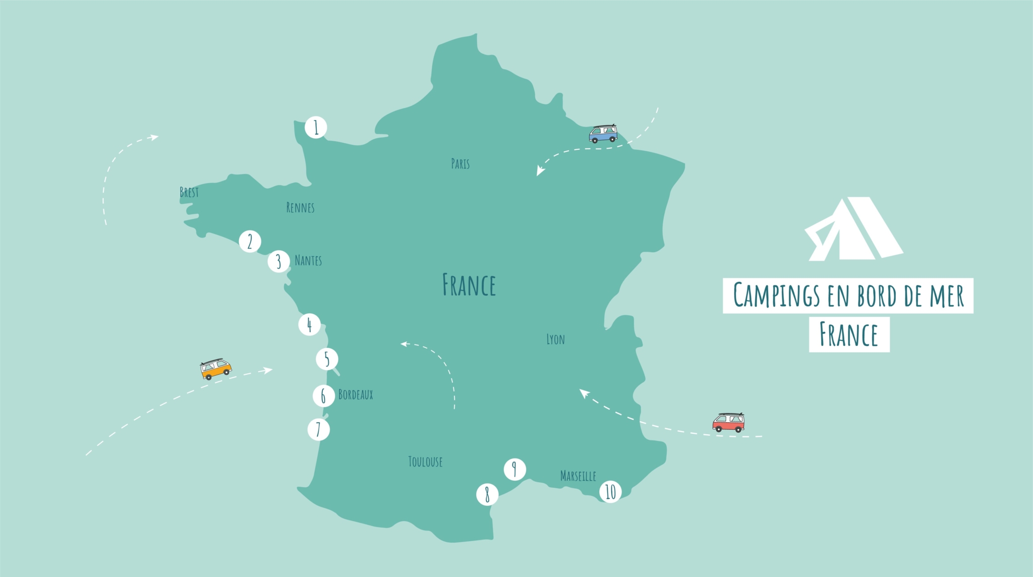 Camping en Bord de Mer Top 10 des meilleurs spots roadsurfer
