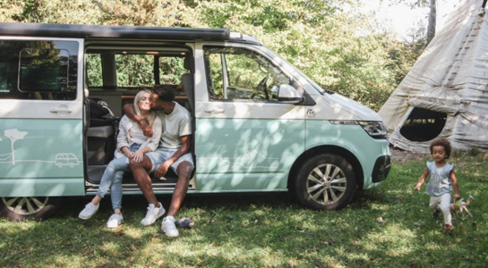Young Family with a roadsurfer Campervan