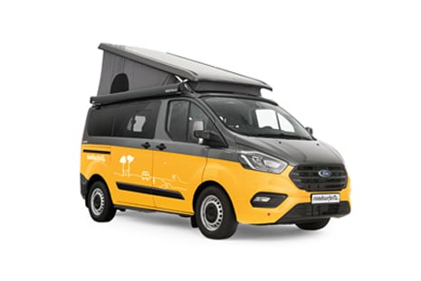 Yellow Ford Nugget Campervan