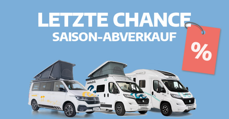 myroadsurfer Camper und Wohnmobil Saison-Abverkauf