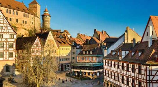 Old town from the german city Nurnberg