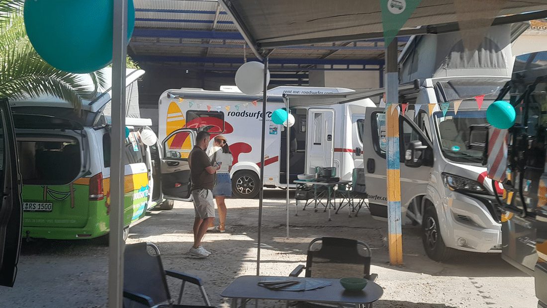 Open Door Day event at roadsurfer Spain