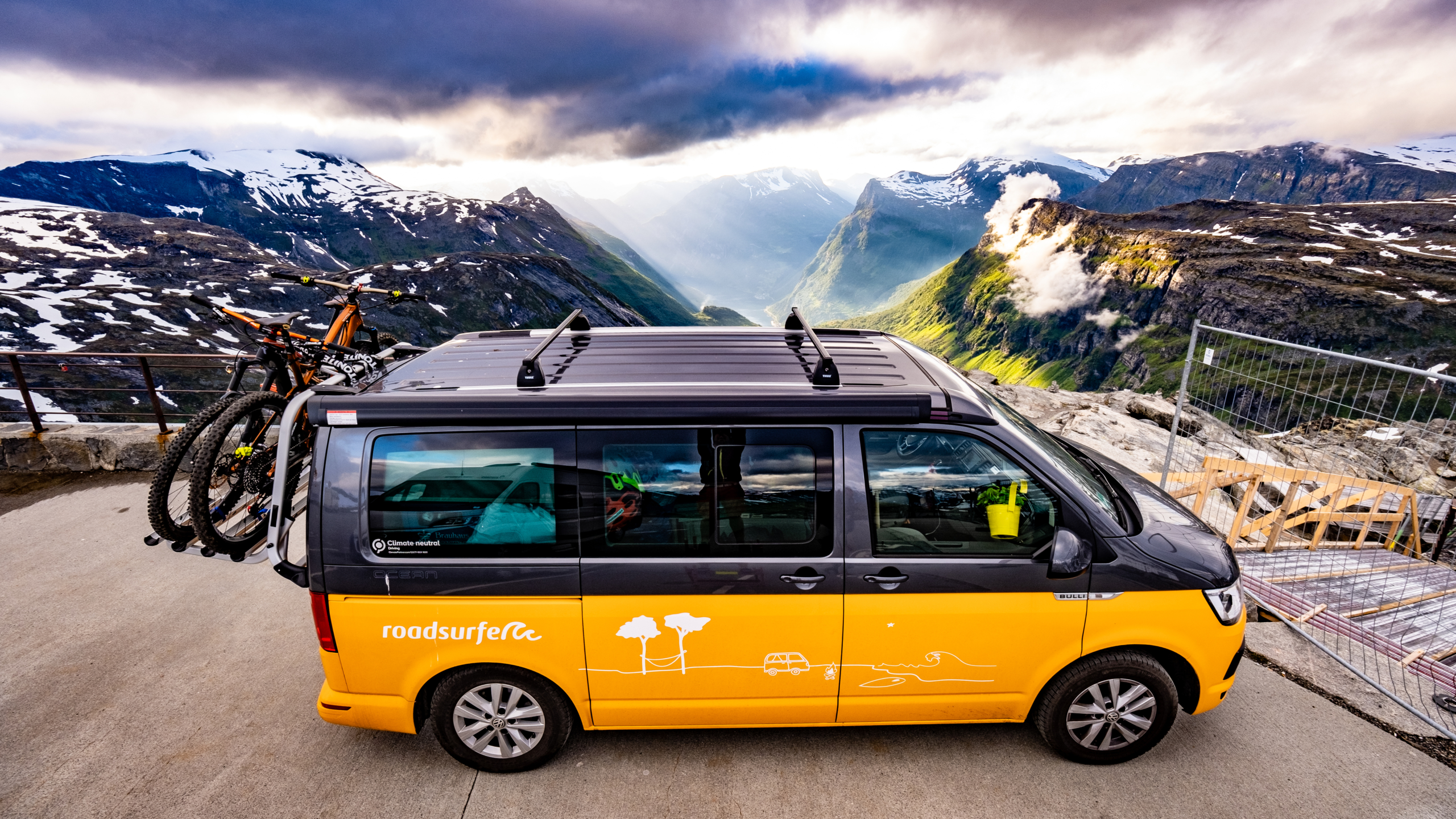 Road trip en Norvège - Montagnes, VW California et VTT
