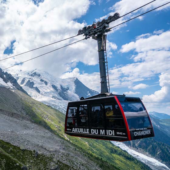 Road trip en van aménagé dans les Alpes - Découvrir l'Aiguille du Midi