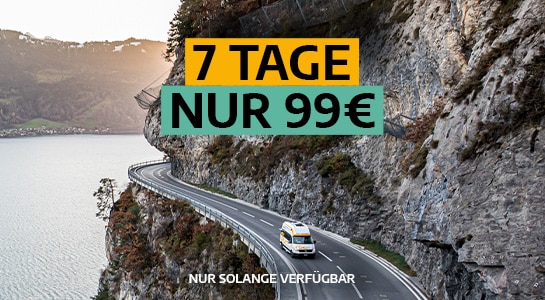 roadsurfer Rallyes, One-Way-Rentals through Europe for 99€