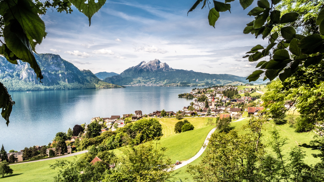 Weggis, Pilatus, Lake Lucerne, Vierwaldstättersee, Switzerland