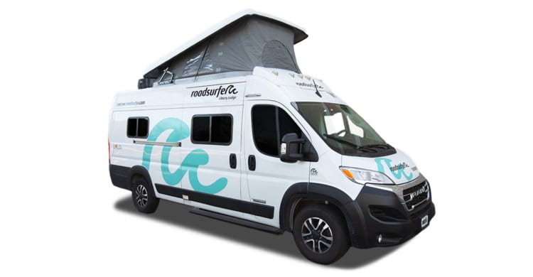 Liberty Lodge RV diagonally front view