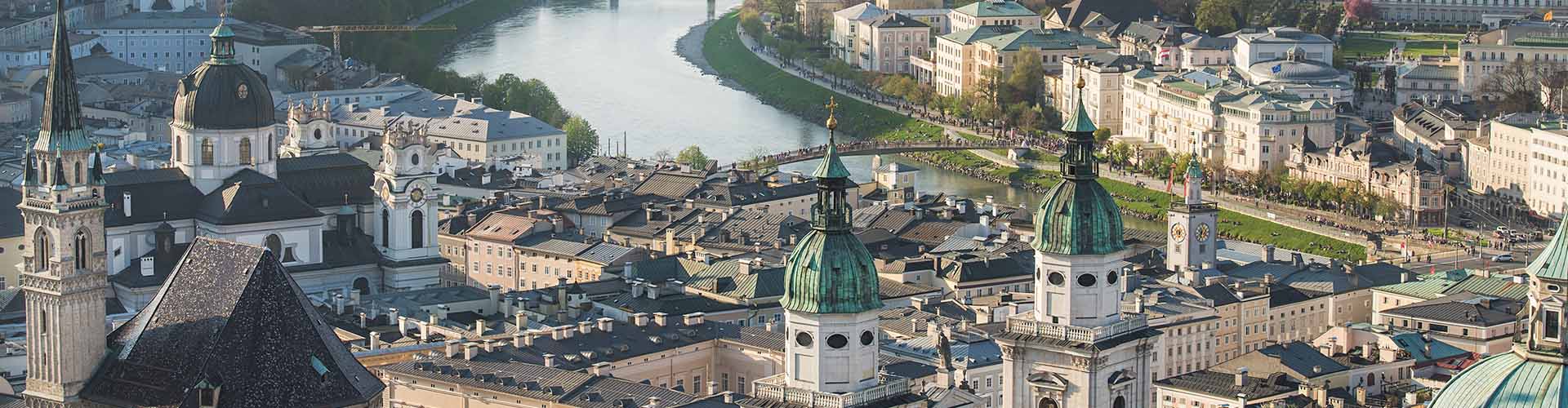 view over salzburg austria