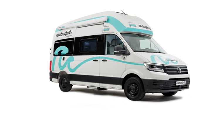 VW Grand California roadsurfer camerpvan side view